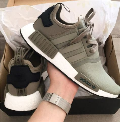 adidas nmd grün schwarz|Green adidas NMD Shoes.